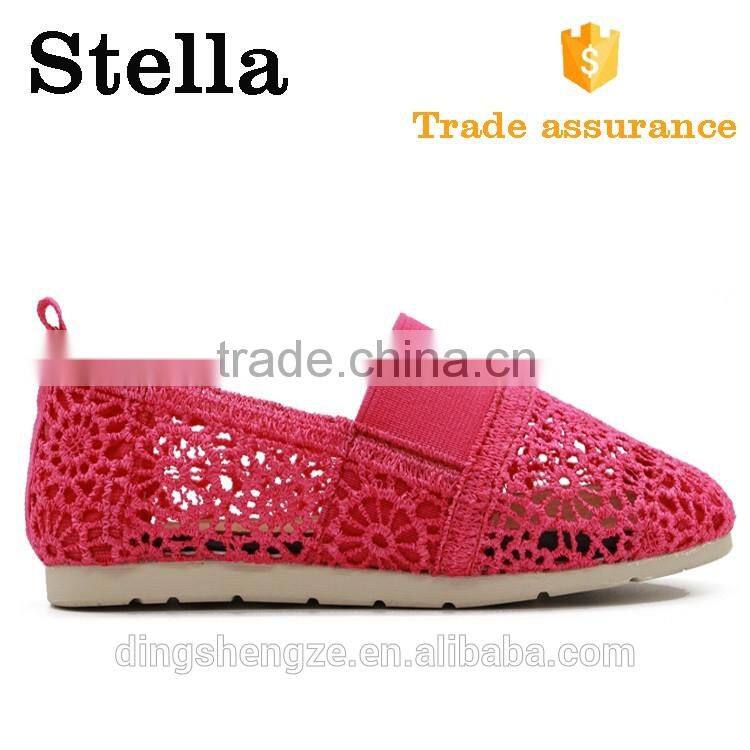 wholesale lovely pattern handmade girl crochet knitting shoes