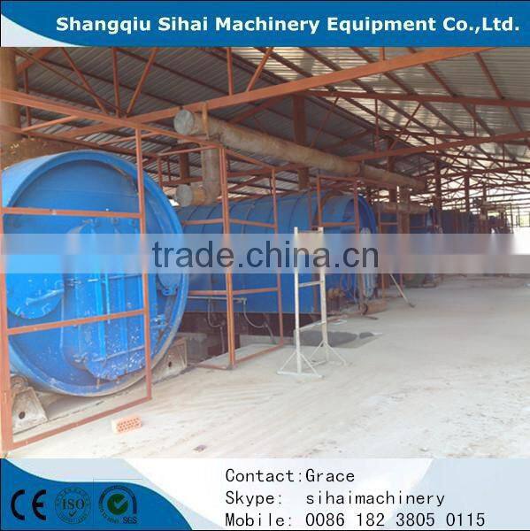 High quality scrap plastic recycling for fuel oil machine