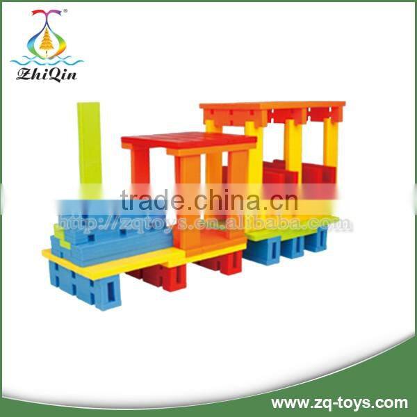 DIY kids interlocking building block intelligence kids educational toys