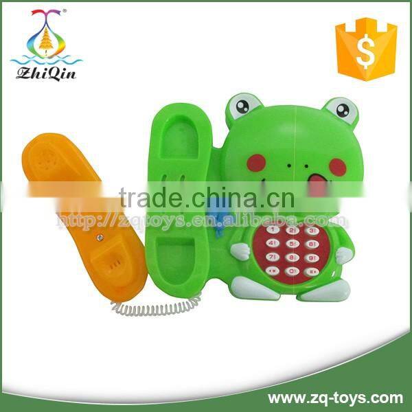 2016 educational plastic cartoon learning machine with light and music