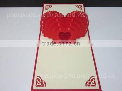 MU's stadium 3d pop up greeting card