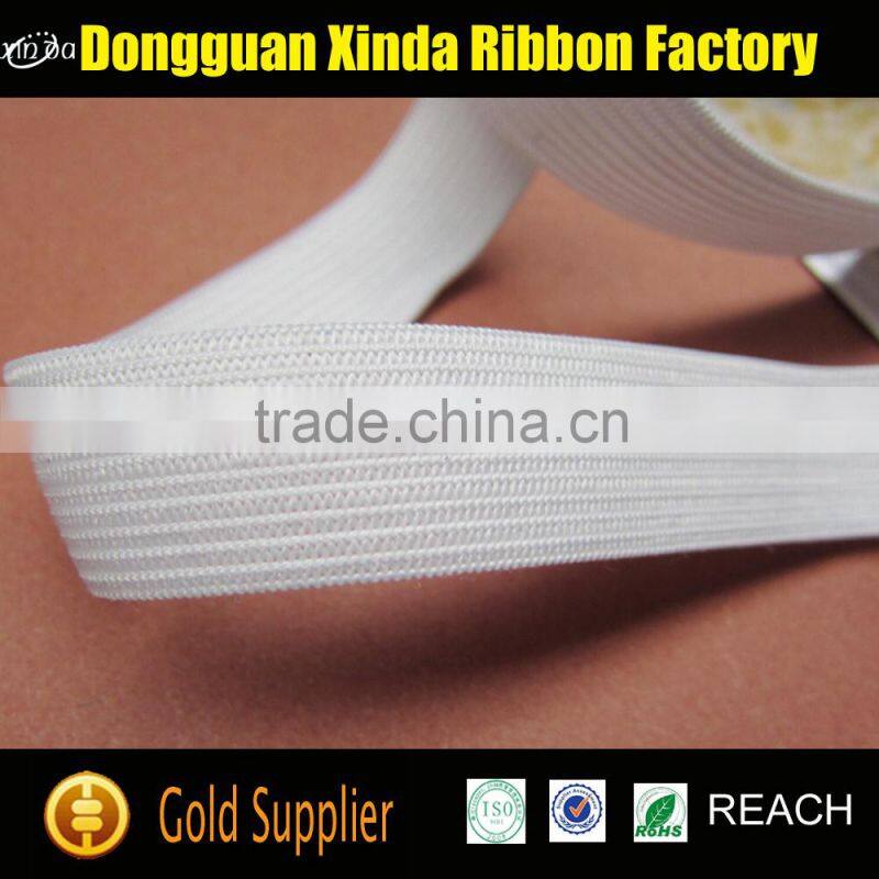 White Customized Knitted Elastic Band