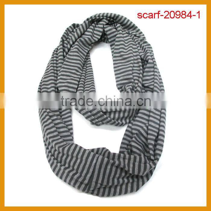 In stock single jersey Loop chevron scarf