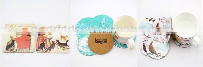 Promotional advertising gifts Wholesale Custom Printed Beer Coasters