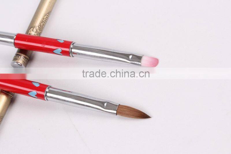 ANY UV Gel Nail Caring Metal Handle Nail Art Brushes in NailBrushes