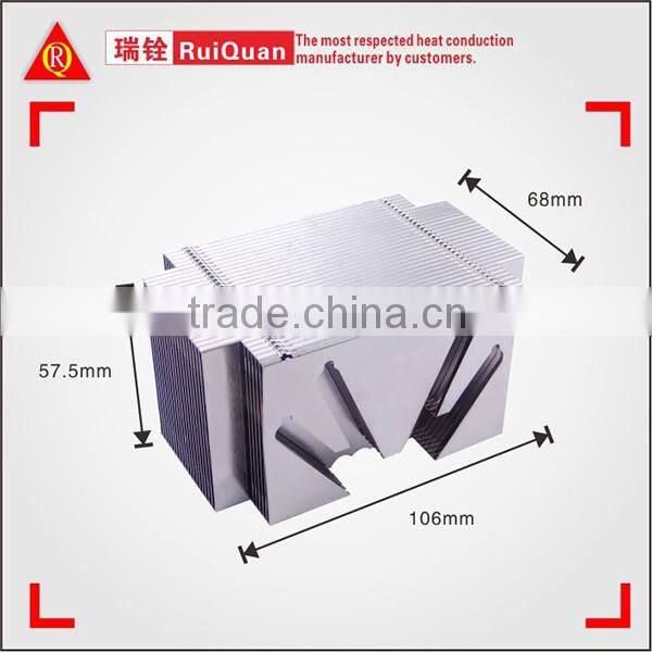 Standard aluminum heat sinks, and bonded fin heatsinks and customized heatsinks