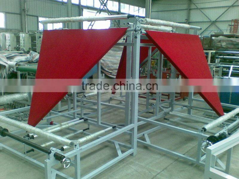 Triangle plastic film folding machine