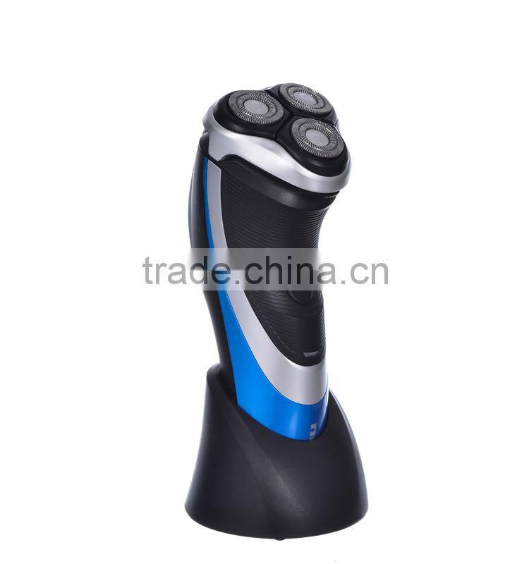 Super shaver rubble handle triple blade shaver for male