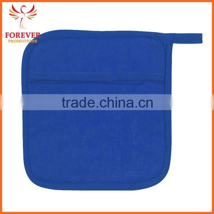 New Design Hot Selling Custom Logo Print Quilted Canvas Pot Holder