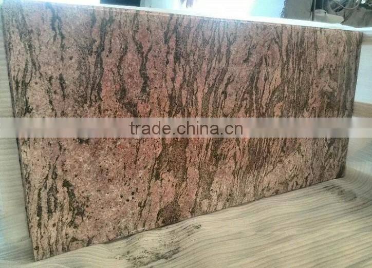 California red dragon granite balustrade red stair handrail