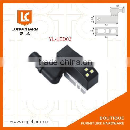 black press kitchen hinge led light LED lighting LED hinge light from furniture hardware in Guangzhou