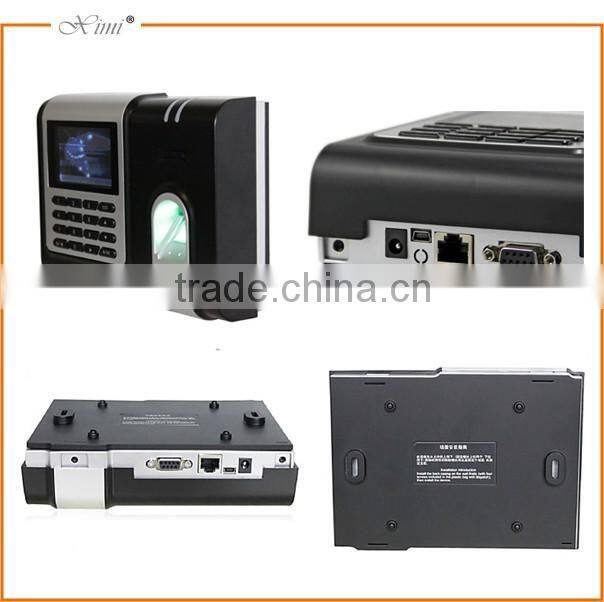 X628-TC fingerprint scanner TCP/IP RS232&485 3inches TFT screen touch ketpad biometric system fingerprint time attendance clock