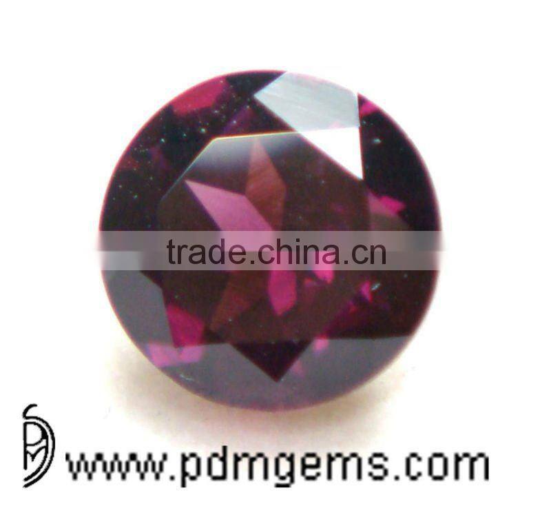 Top Quality Rhodolite Garnet Round Cut For Silver Pendant
