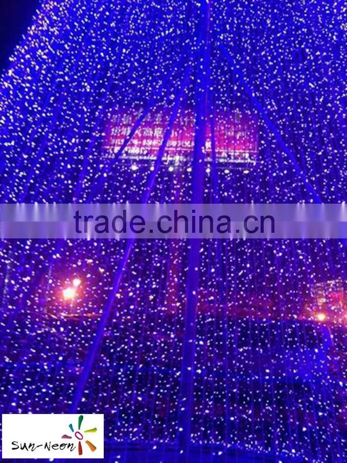 Beautiful purple metal frame christmas tree nice artificial christmas tree parts gaint christmas tree topper