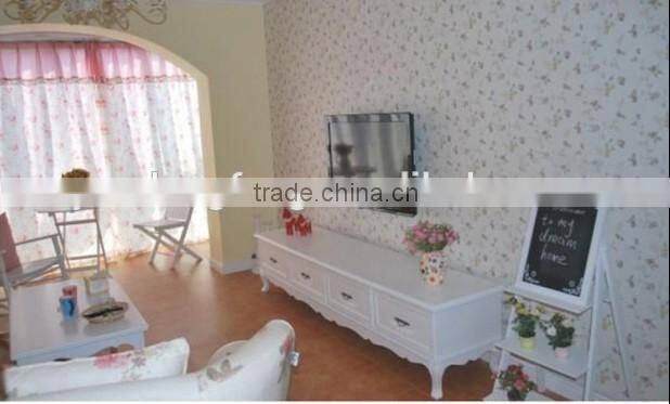 4 Chinese manufacturing ~ Zakka pastoral style solid wood furniture - storage rack - flower - wood - shelf