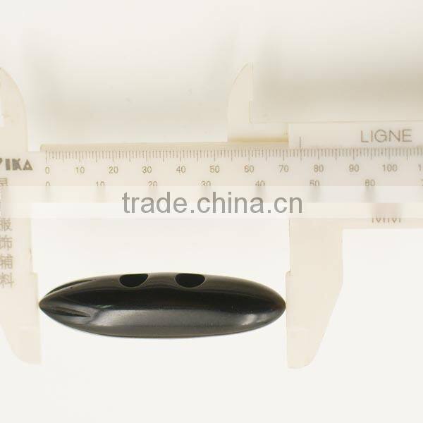 Fashion custom women coat toggle two hole resin buttons