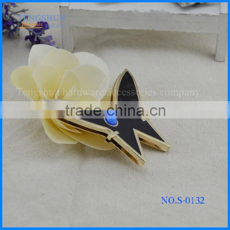 OEm metel bag parts fasionable decorative accessories for handbag wholesale