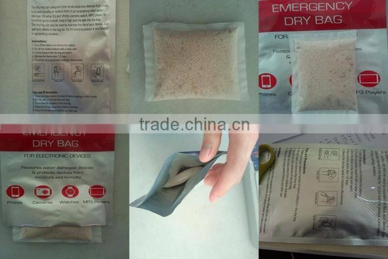 BSCI audited manufacturer Supply Phone Saver Emergency Dryer Bags for Electronic