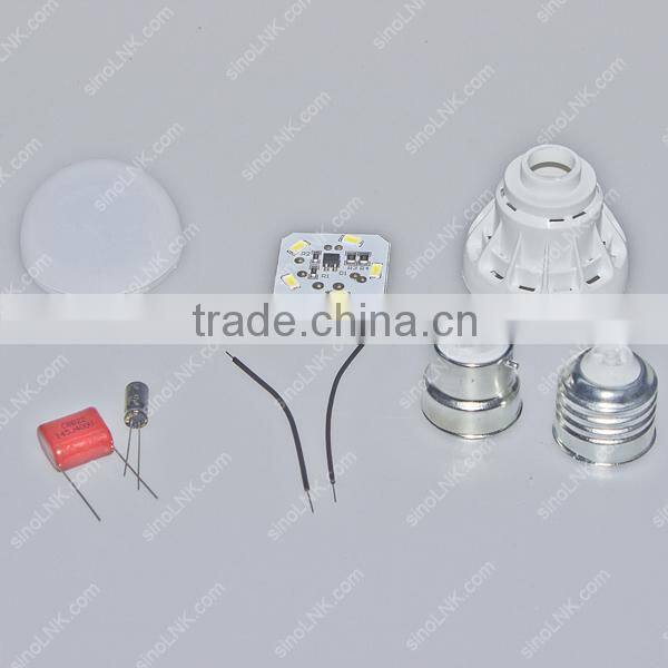15W B22 smd 5630 led chip Plastic light LED bulb SKD parts