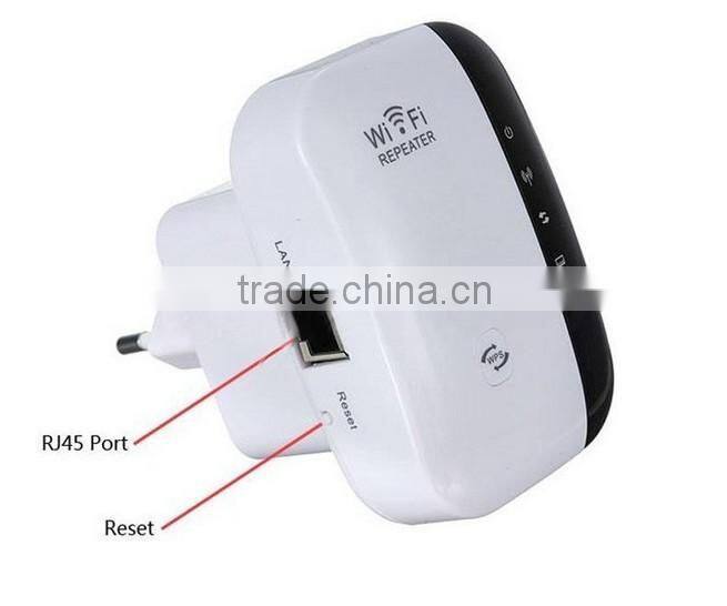 Network Routers 300Mbps 802.11 Wifi Repeater Wireless-N AP Range Signal Extender Booster EU Plug wi fi