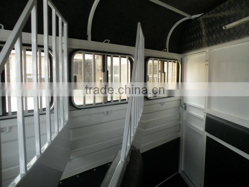 gooseneck horse fiberglass truck trailer