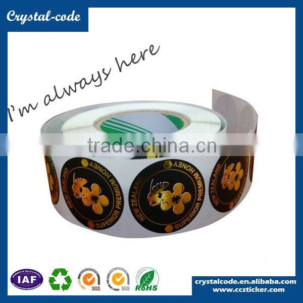 Various materials adhesive labels custom self waterproof adhesive sticker