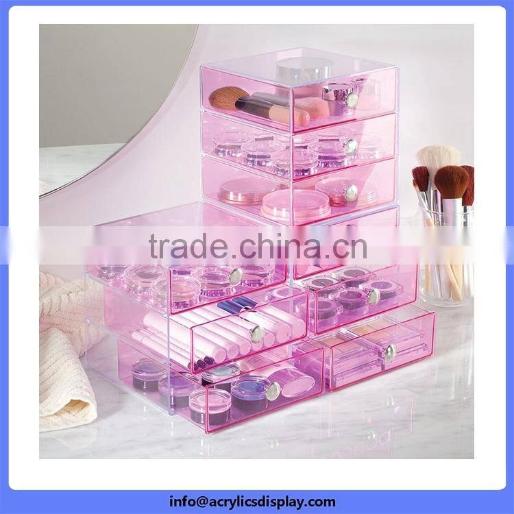 New style Best-Selling cheap 6 drawer acrylic makeup organizer