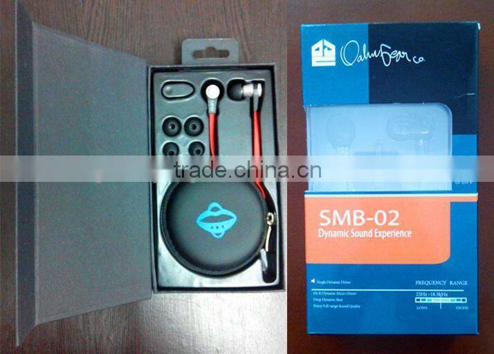 CE/RoSH approved metal stylish hand-free in-ear balance armature earphone