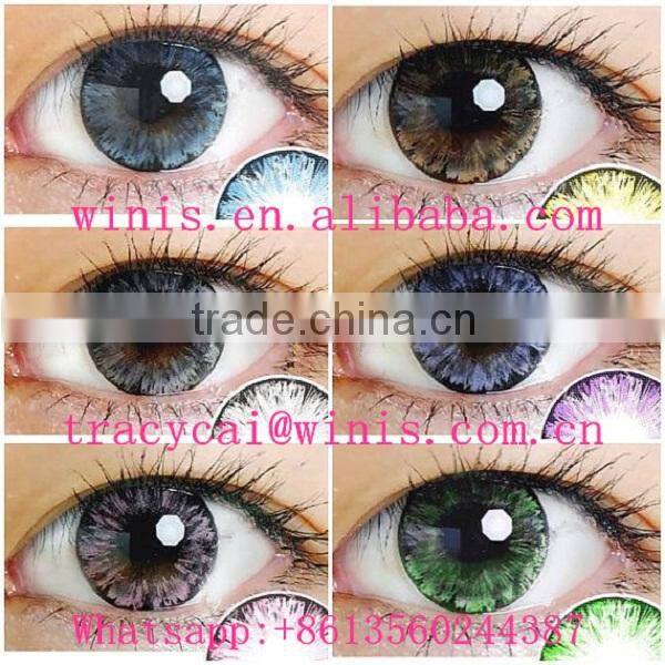 Hot selling color contact lenses small size EOS LUNA Ice II contact lens