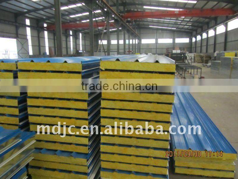 2016 low price PU/EPS/polyurethane/rock wool/glass wool sandwich panel