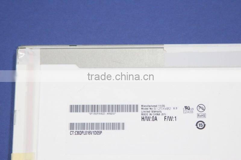 12.5" 1366x768 LED Screen for AU OPTRONICS B125XW02 V.0 LCD LAPTOP