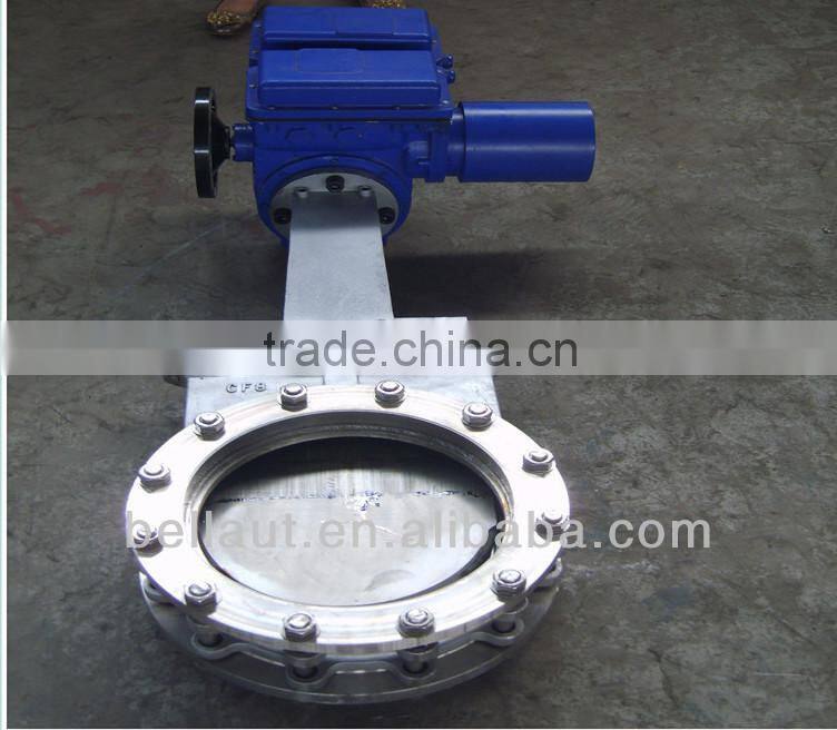 cast steel ANSI standard knife gate valve