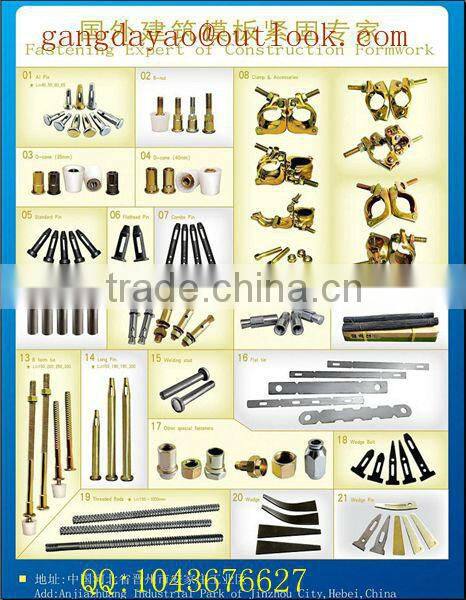 aluminium wedge,straight wedge for aluminum form wedge