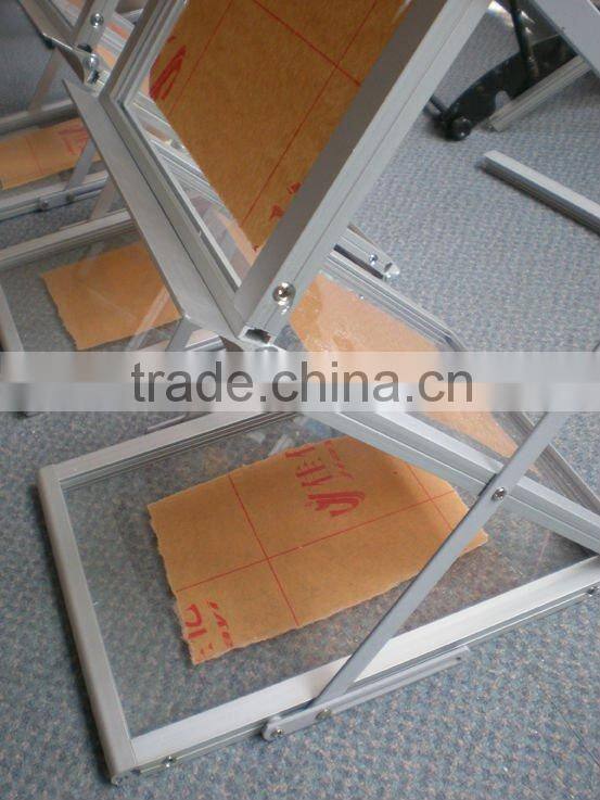Aluminum Folding Brochure Stand