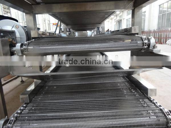 Multilayers stainless steel mesh belt conveyor