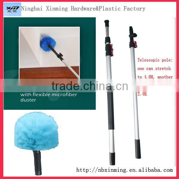 Long handled roof ceiling cleaning brush