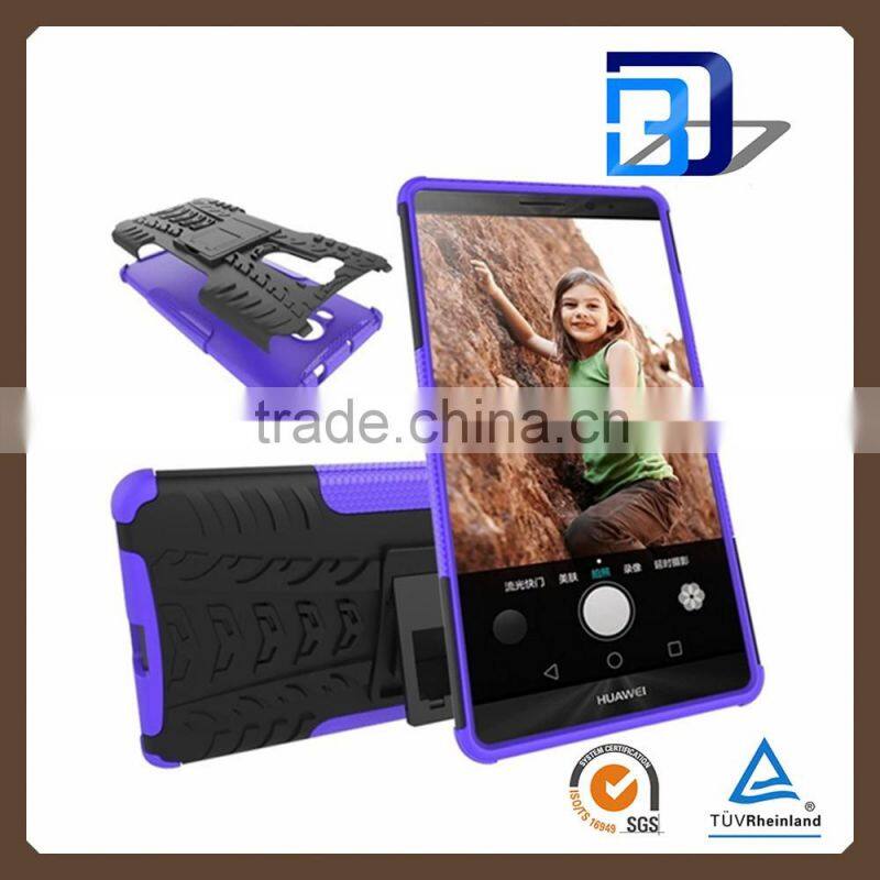 mobile accessories 2 in 1 Dual Slim Armor TPU&PC kickstand case for huawei mate 8 cheap price