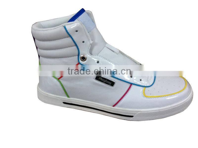 2016 fashion women skateboard shoes with rubber outsole