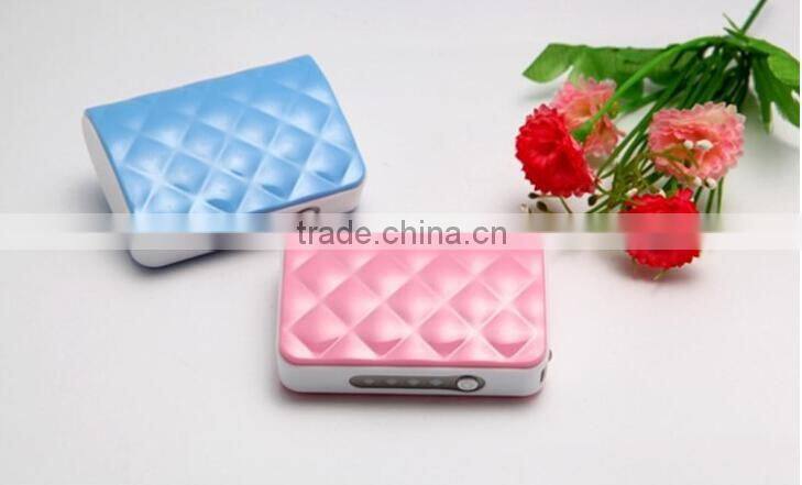 purse,hand bag shape power bank,led lamp 6000mah power bank
