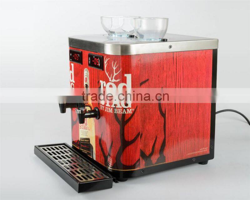 2 bottles Liquor Chiller Shot Machine