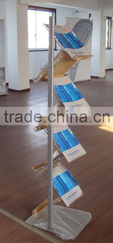 a4 metal brochure holder display shelf