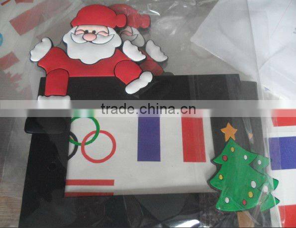 OEM popular soft pvc Christmas photo frame