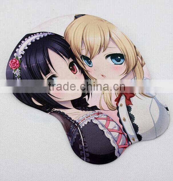 carton sexy girl mouse pad breast mouse pad