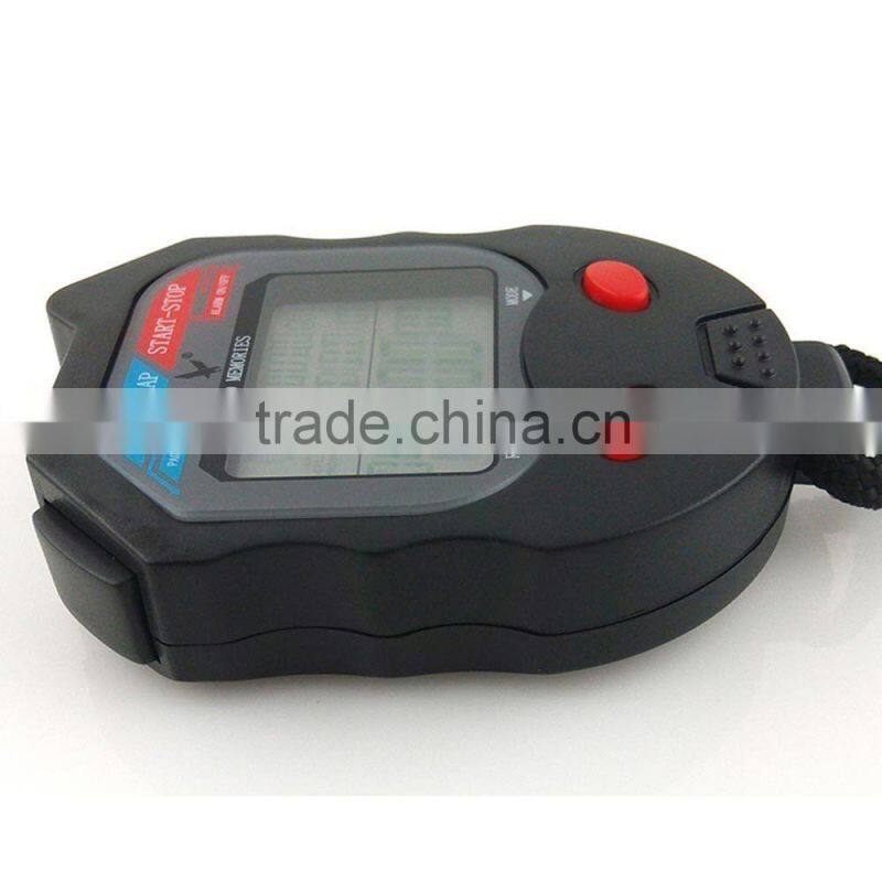 Professional Large 3 Row Display 60 split recallable memory Stopwatch Timer PC560