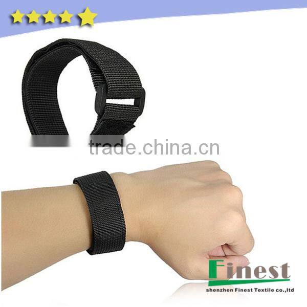 Nylon Hook and Loop Chip Wrist Strap