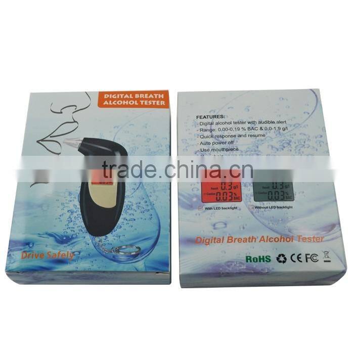 Breath Alcohol Analyser Tester Breathalyser Key Chain / Alcohol Breath Analyzer / Testing Alcohol Density