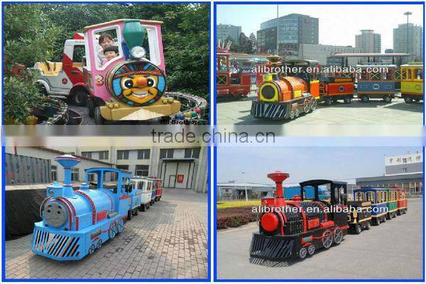 large amusement park rides outdoor Trackless Train For Children