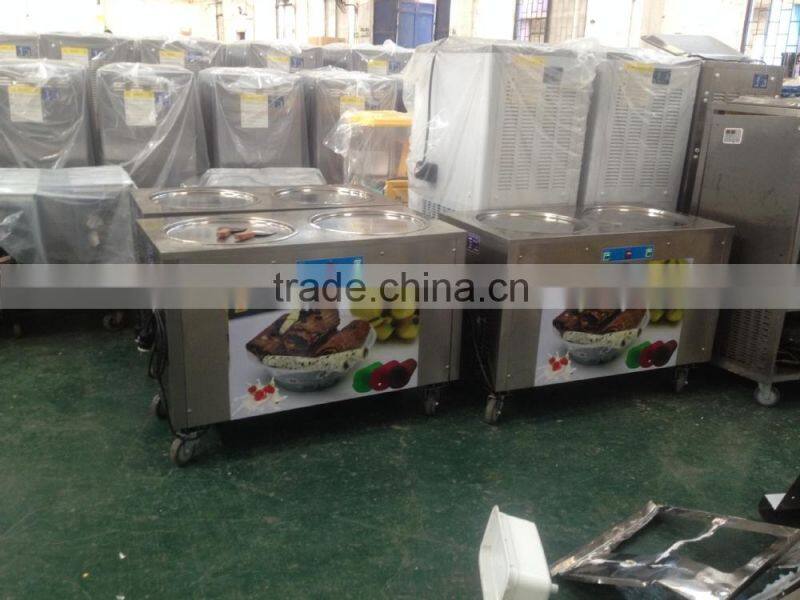 flat pan rolls with 6 tanks keep fresh stir ice cream machine good quality good price