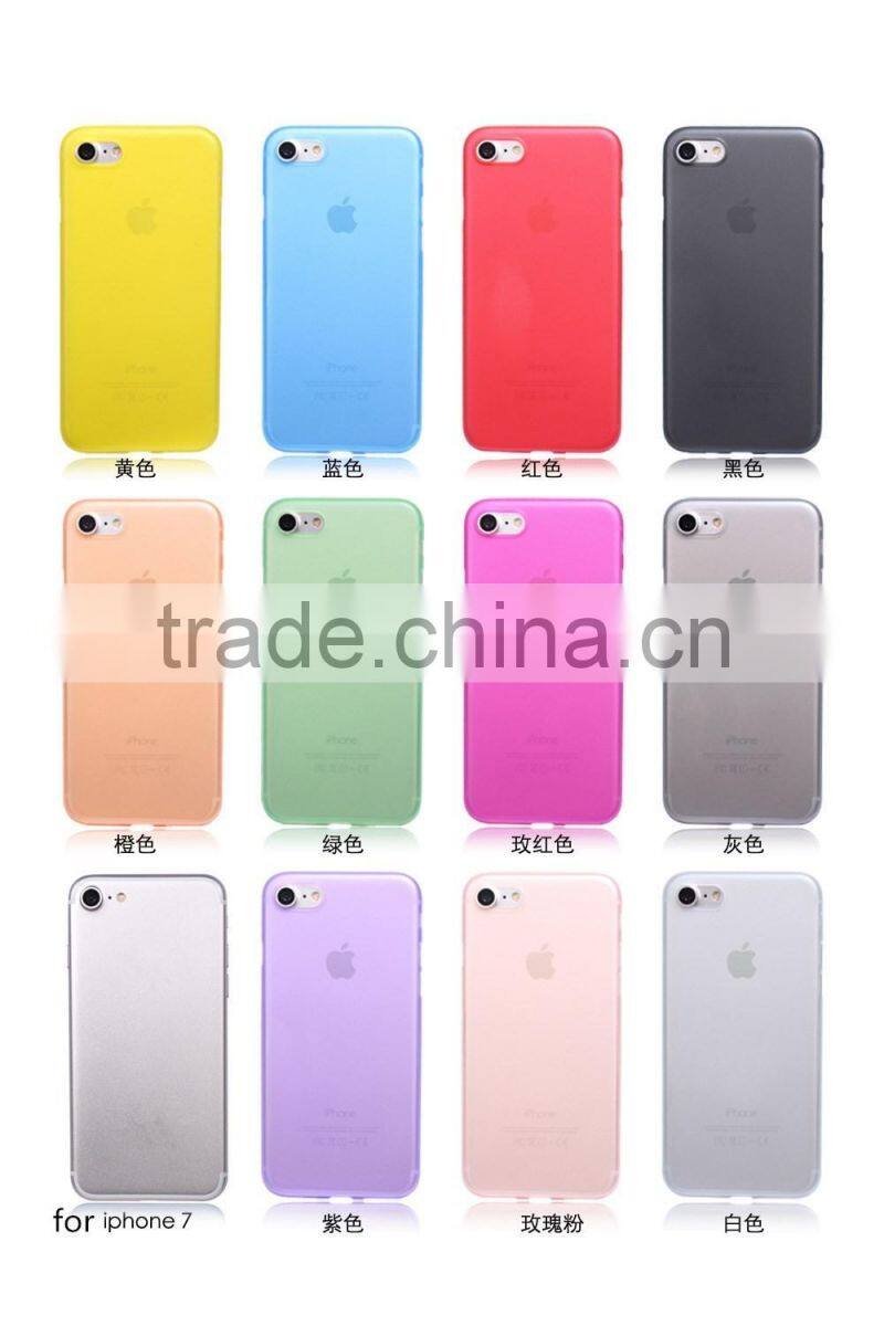 Wholesale cheap price for iPhone 7 matte finish PP case back cover super slim cases