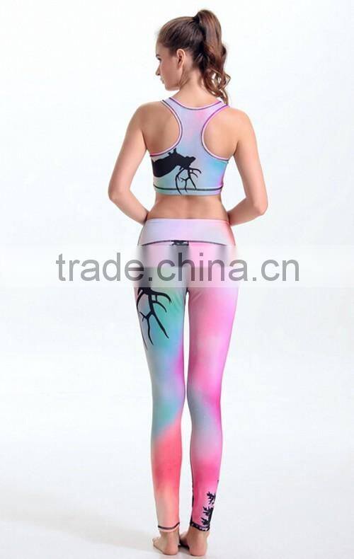 2016 Fashionable New Print Sports Pants Landscape New Print Sports Pants